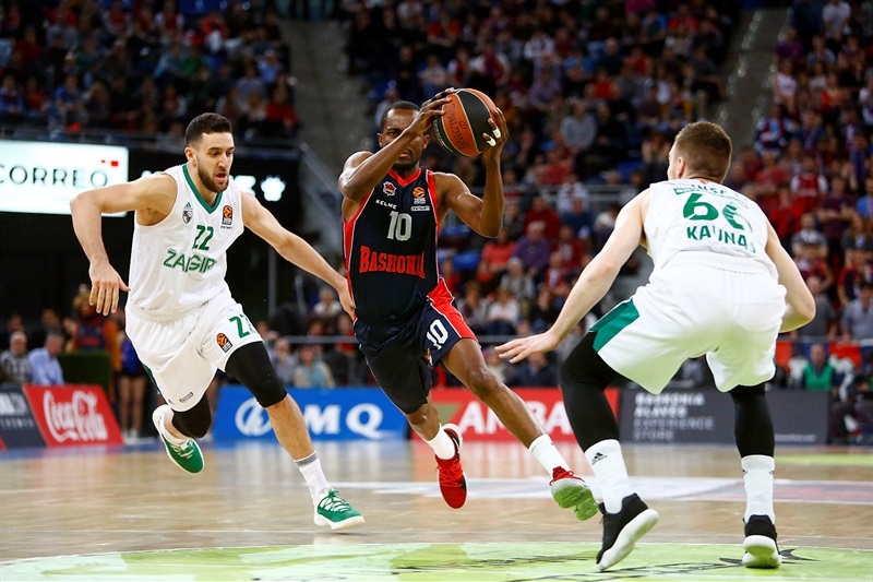 ЕЛ: Басконија води главну реч у борби за плеј-оф, Пешићева Барселона декласирала Олимпијакос, Химки славио у Тел Авиву